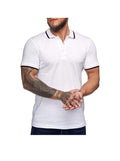 Harold Solid Color Short-sleeved Polo Shirt