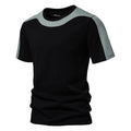 Men's Cotton Color Block Short Sleeve T-Shirt