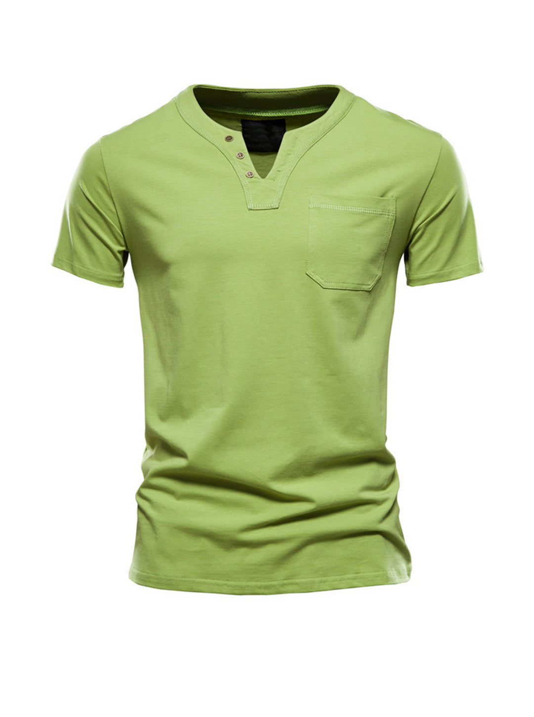 Men's Simple V-Neck Casual T-shirt