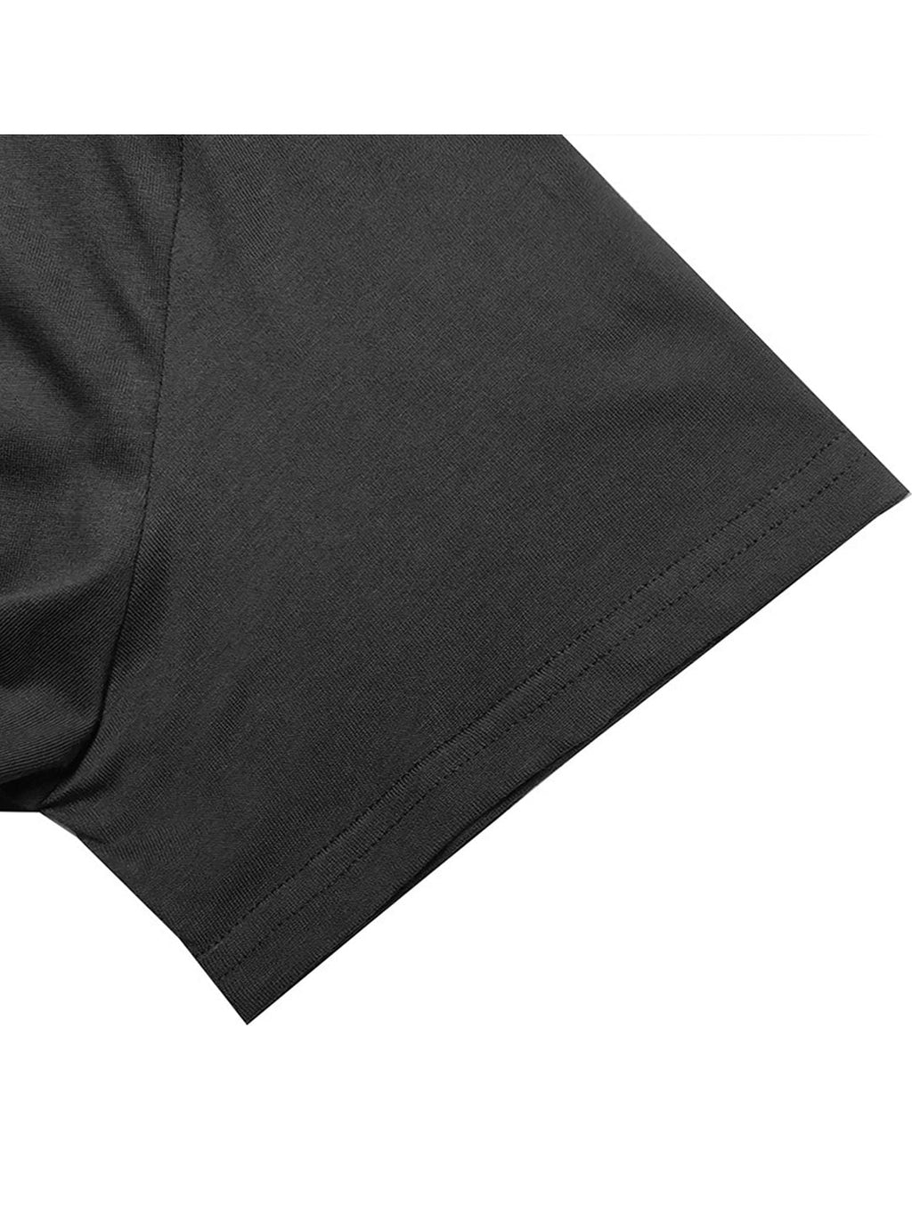 Justin Solid Color Crew Neck Casual T-shirt