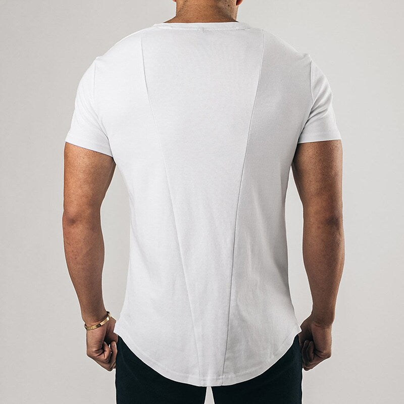 Men's Henley Shirt T shirt Solid Color
