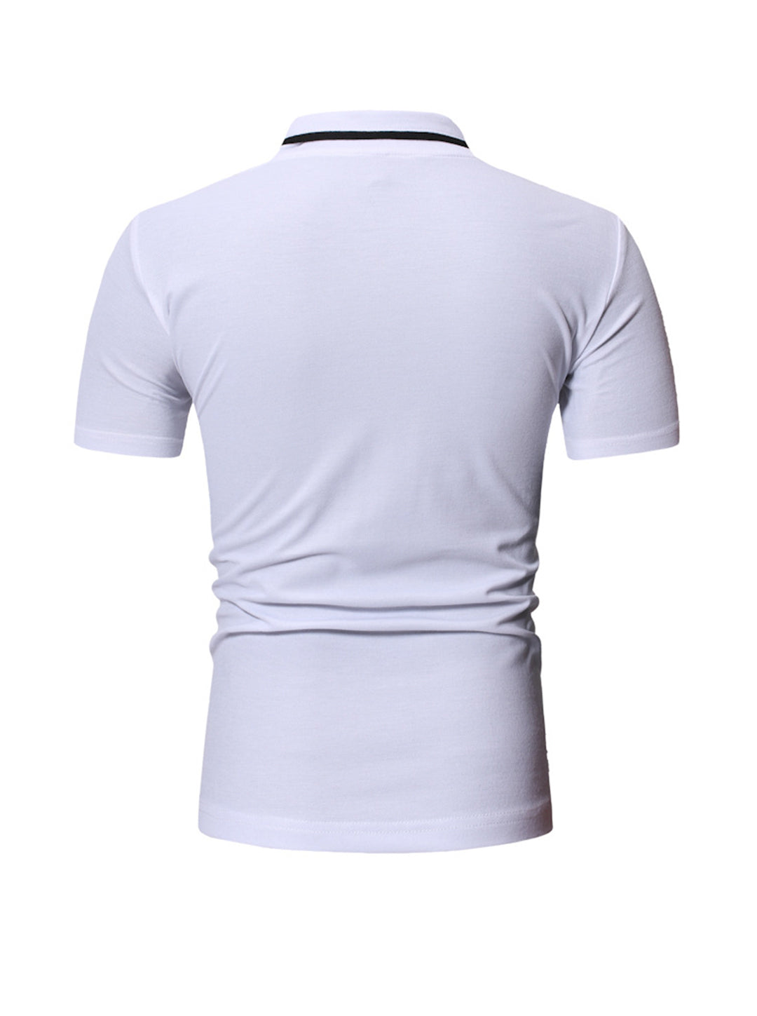 Kenney Solid Color V Neck Casual T-shirt