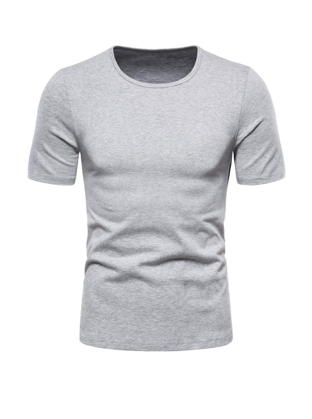 Buford Round Neck Patchwork Short-sleeved T-shirt