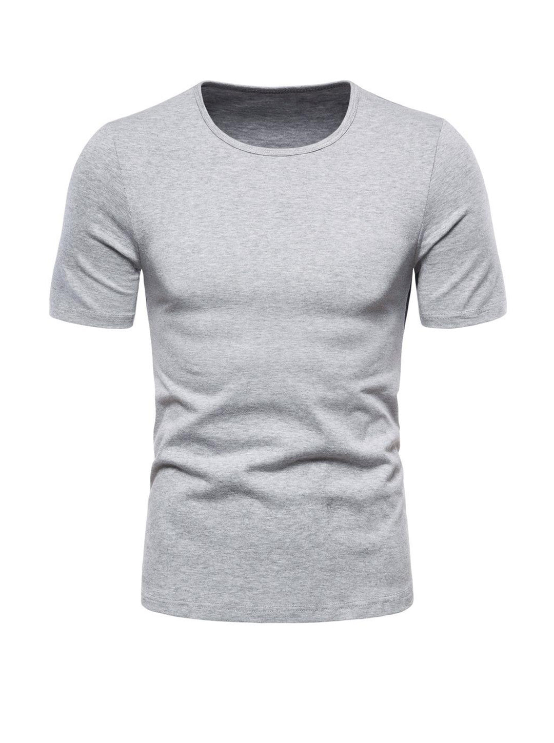 Buford Round Neck Patchwork Short-sleeved T-shirt