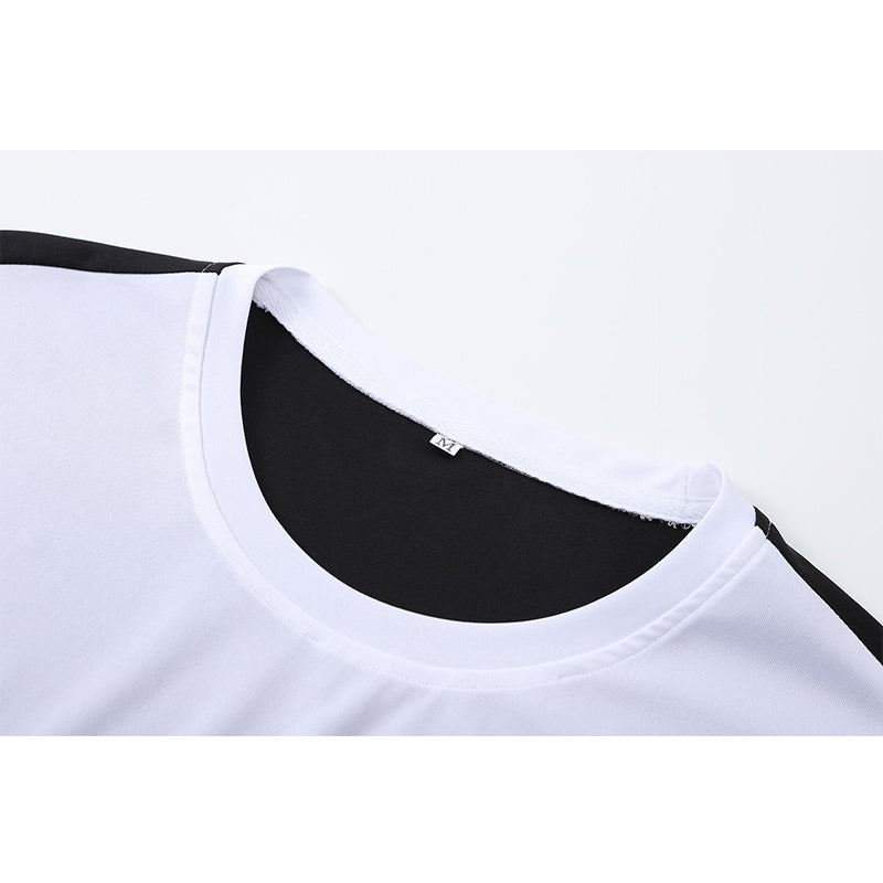 Men's Patchwork Quick-drying Short Sleeve T-shirt