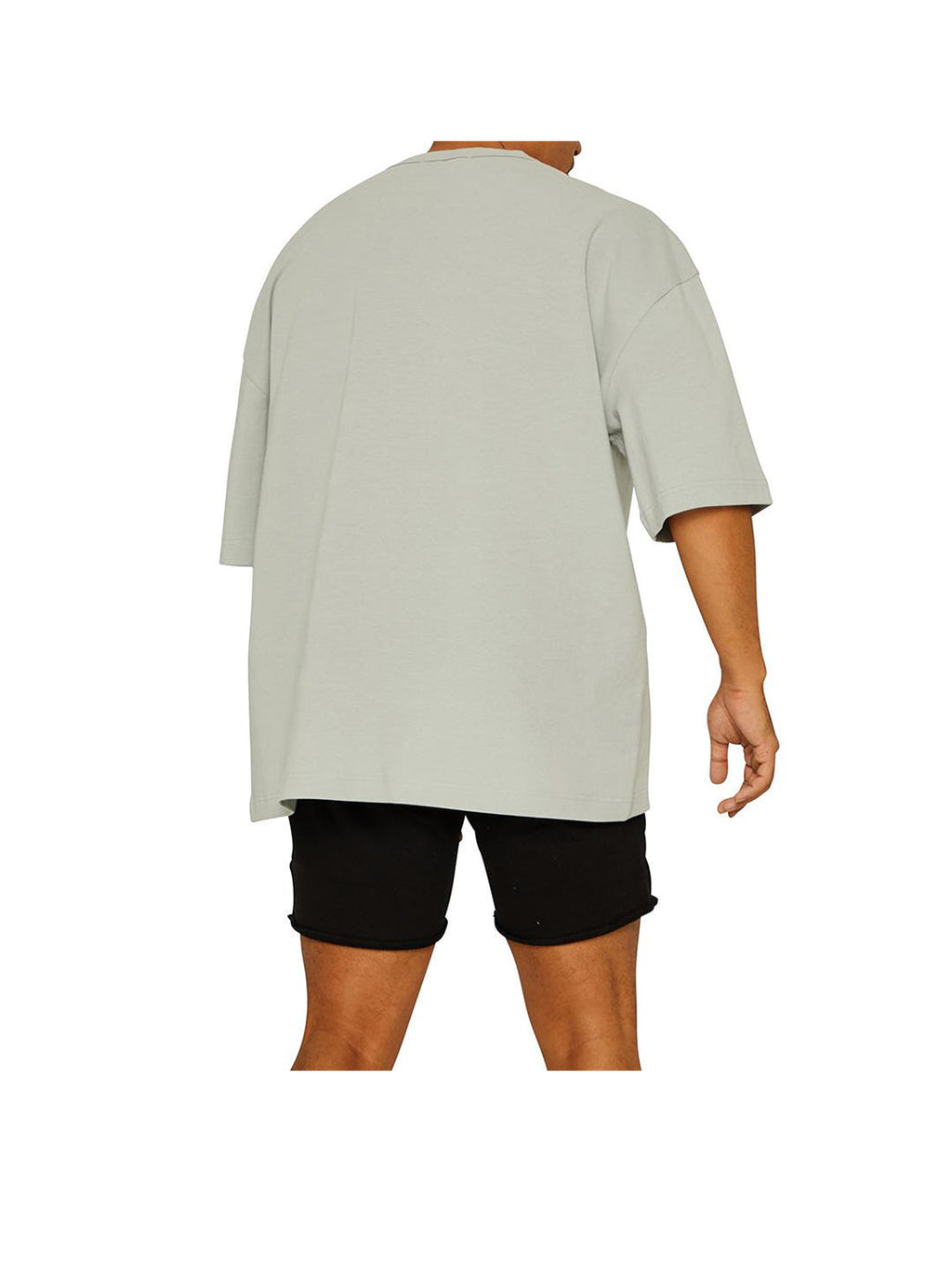 Rogers Solid Color Cotton Oversize Short-sleeved T-shirt