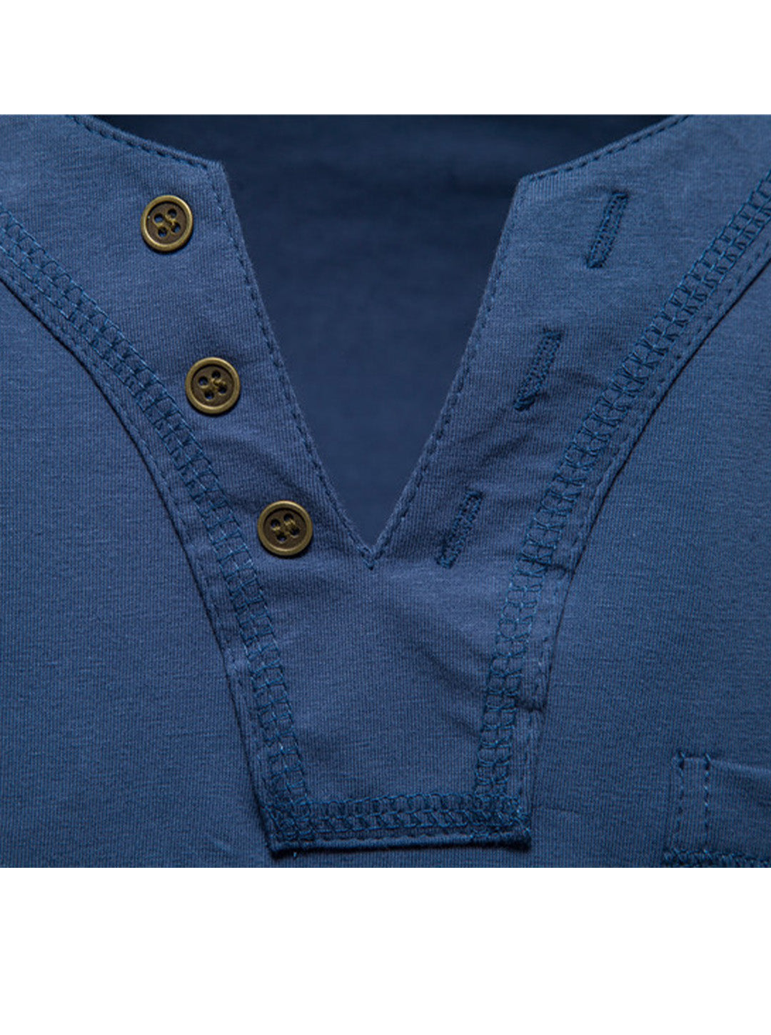 Men's Simple V-Neck Casual T-shirt