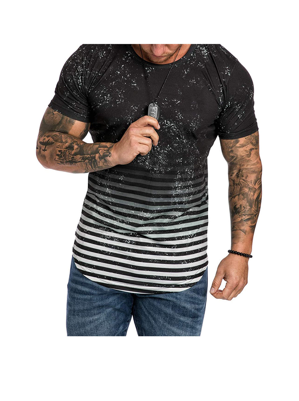 Alan Striped Short Sleeve T-Shirt