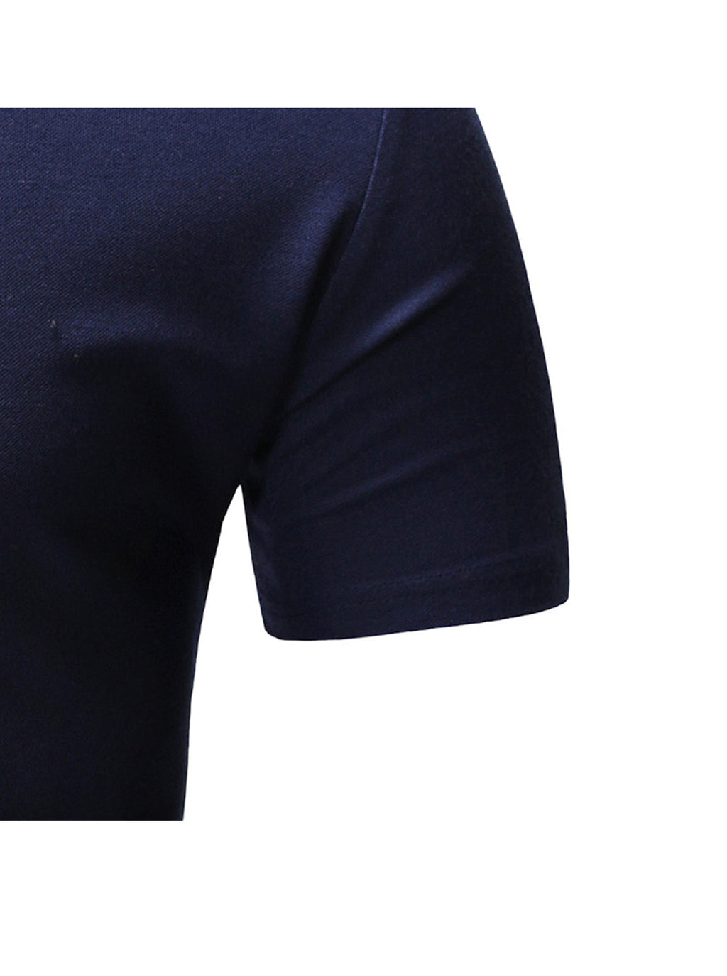 Kenney Solid Color V Neck Casual T-shirt