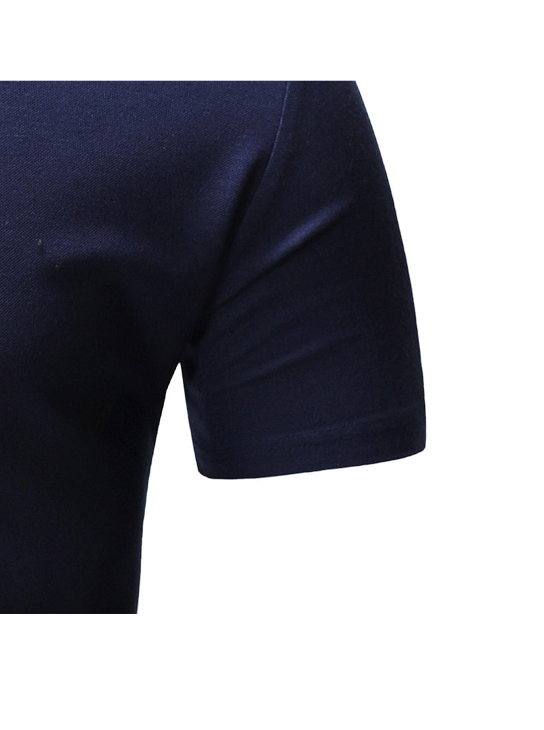 Kenney Solid Color V Neck Casual T-shirt