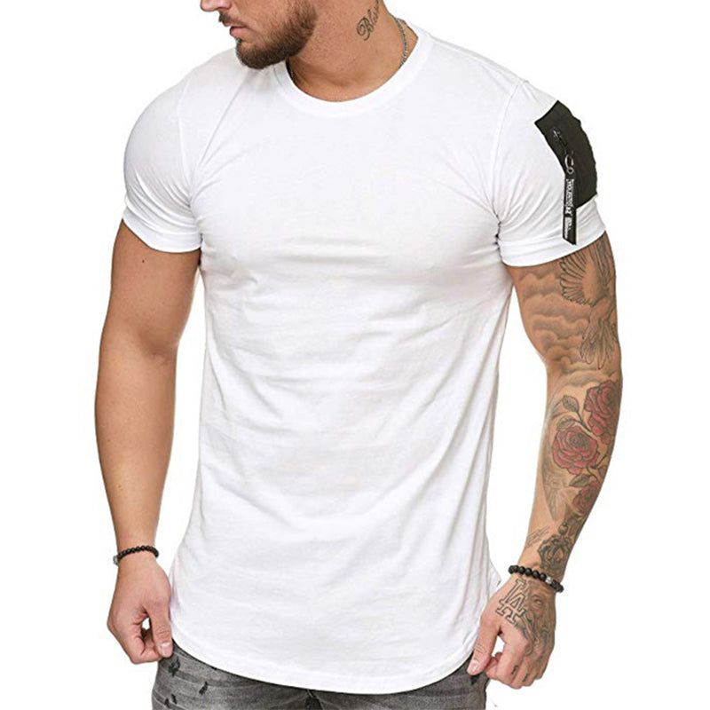 Wesley Zipper Detail Short-sleeved T-shirt
