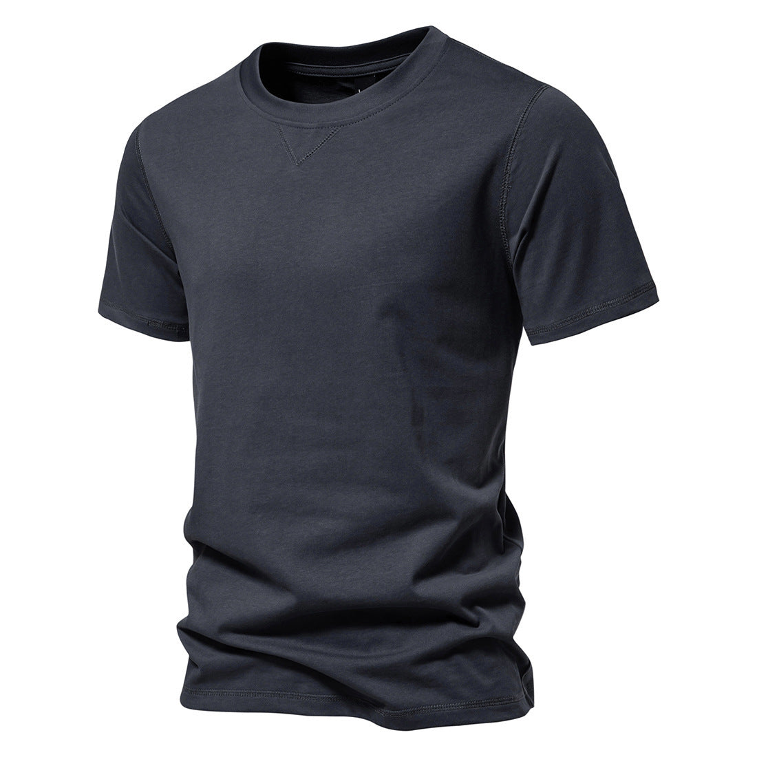 Men's Cotton Round Neck Short Sleeve T-Shirt
