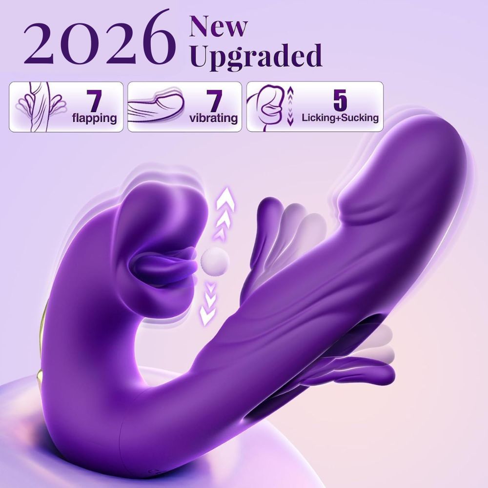 💋 Sale 70% OFF 💋 2026 Upgraded LUVORA™ 4-in-1 Flapping & Licking Vibrator