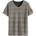 Dennis Open-knit Mesh V-neck Short-sleeve T-shirt