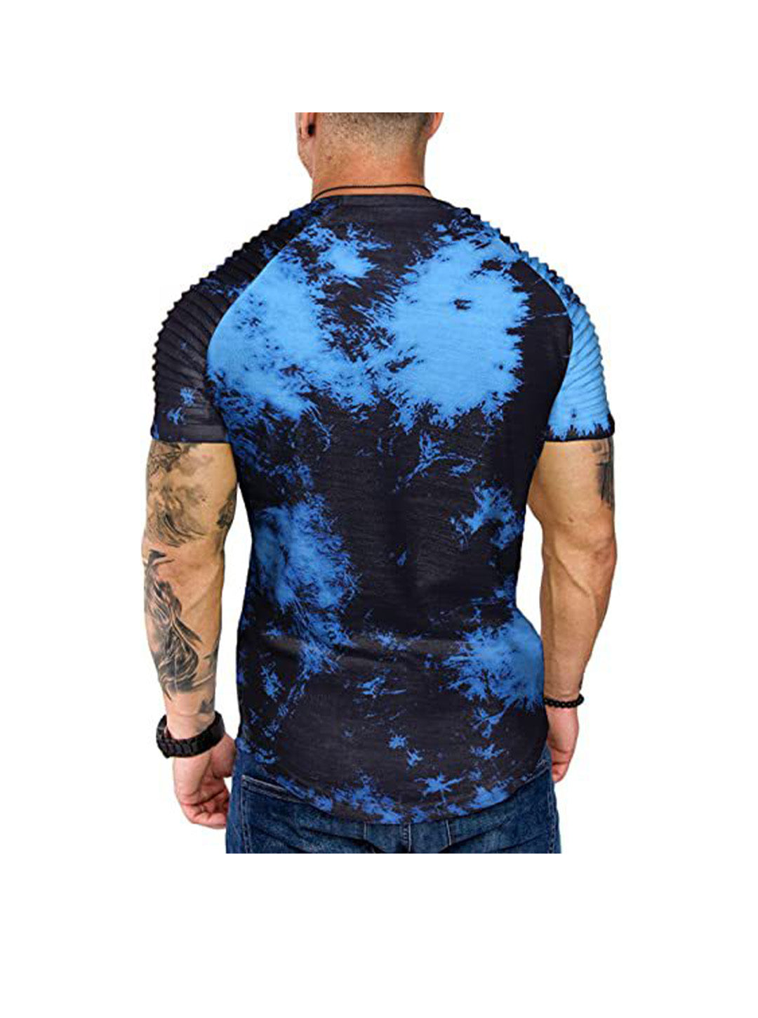 Terry Raglan Sleeves Tie Dye T-shirt