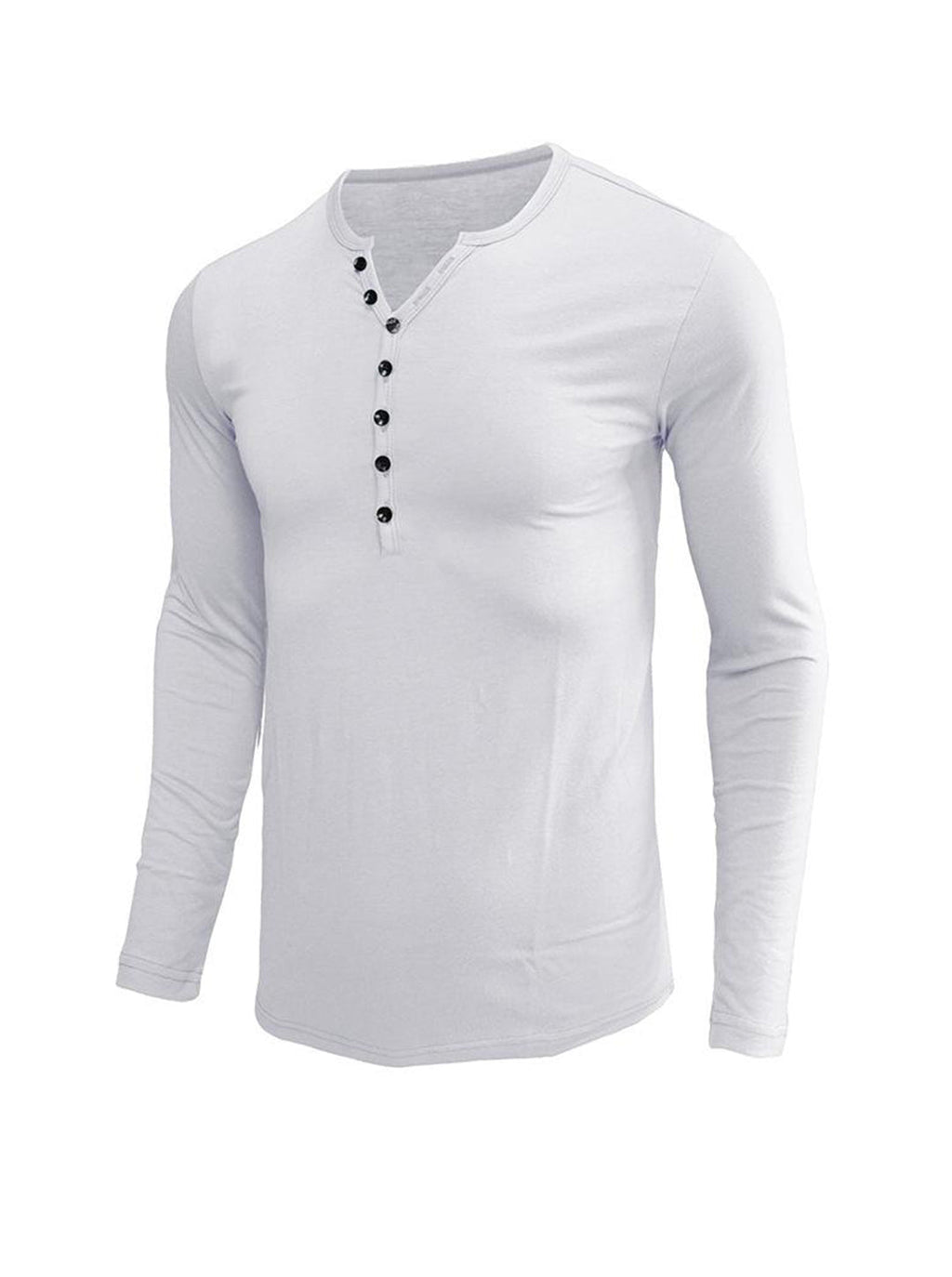 Daniel Solid Color Long-sleeved T-shirt