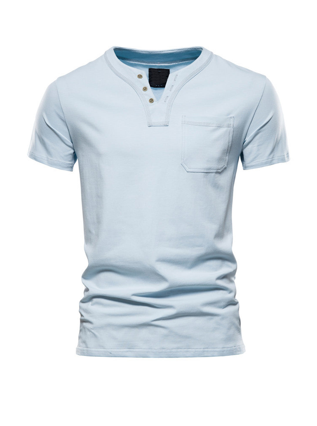 Men's Simple V-Neck Casual T-shirt