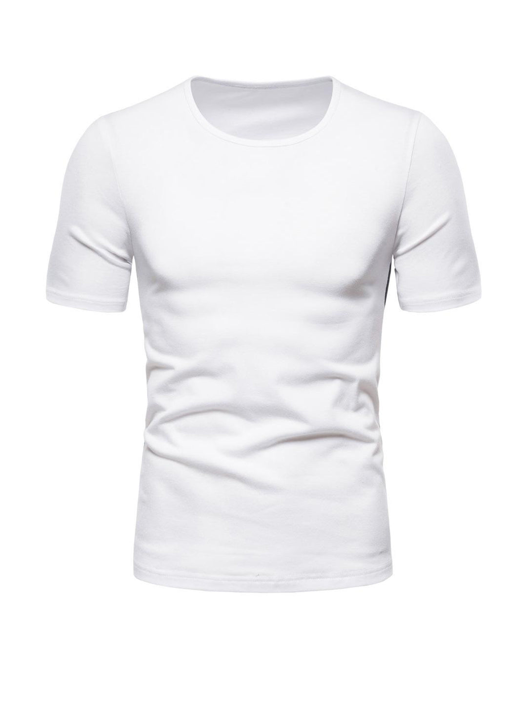 Buford Round Neck Patchwork Short-sleeved T-shirt