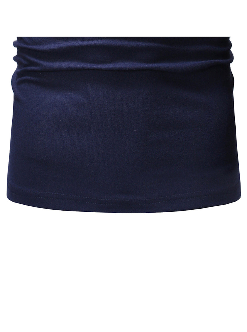 Kenney Solid Color V Neck Casual T-shirt