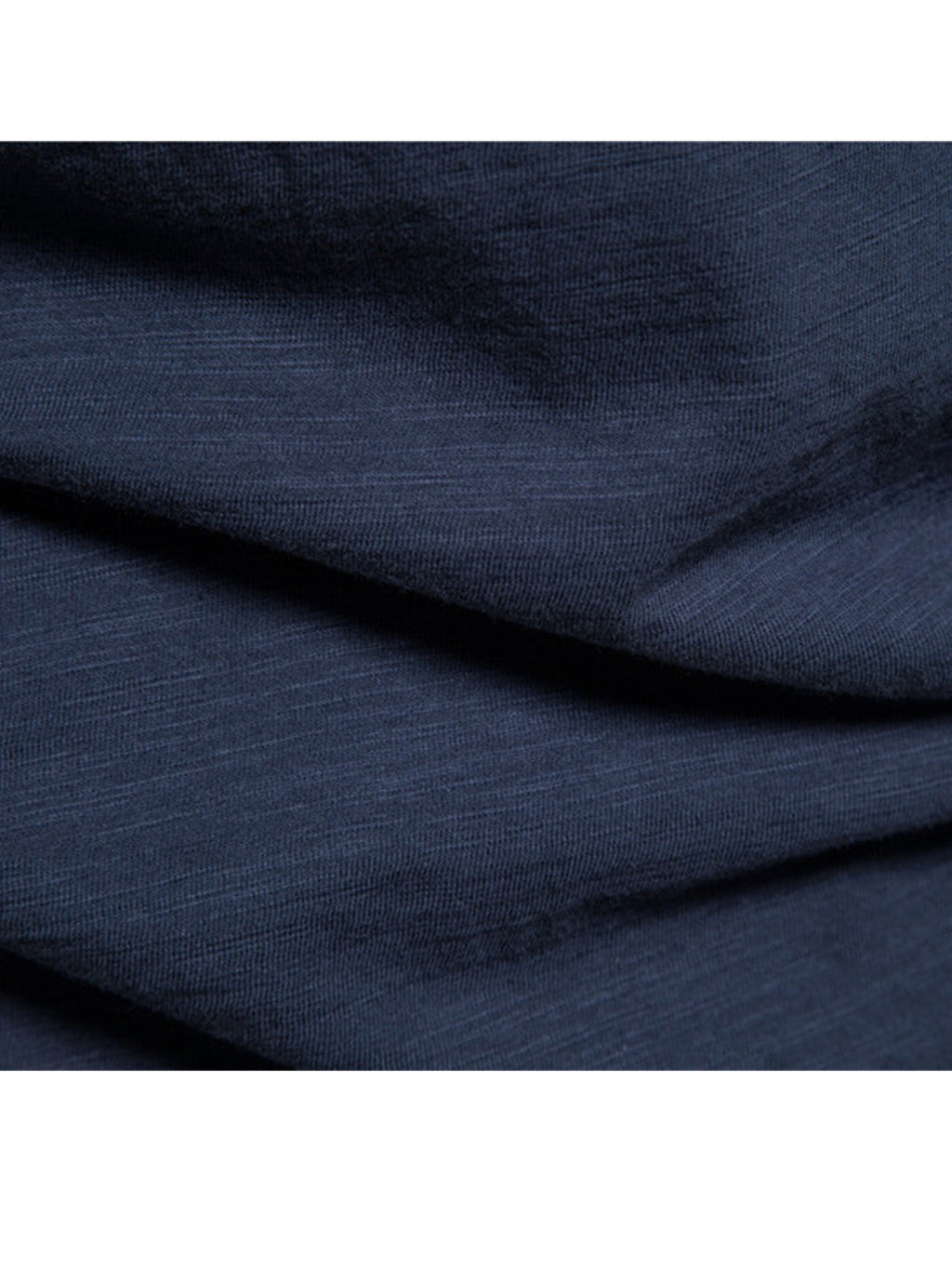 Men's Textured Solid Color Crew Neck T-shirt