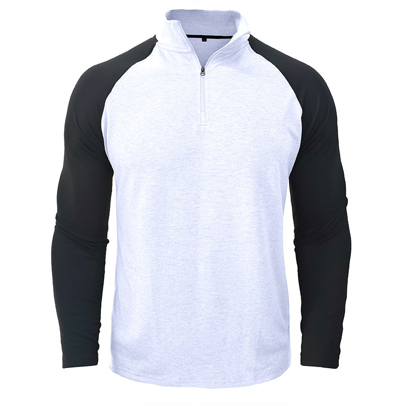 Men's Basic Casual Color Block Hoodie