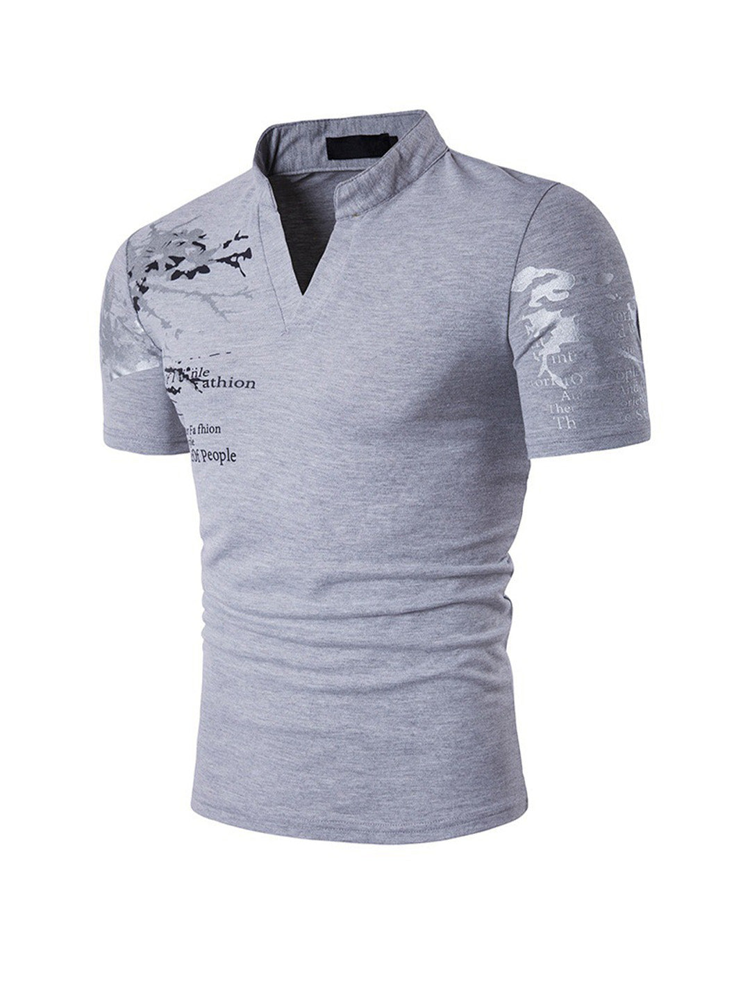 Wilbert Stand Collar T-shirt