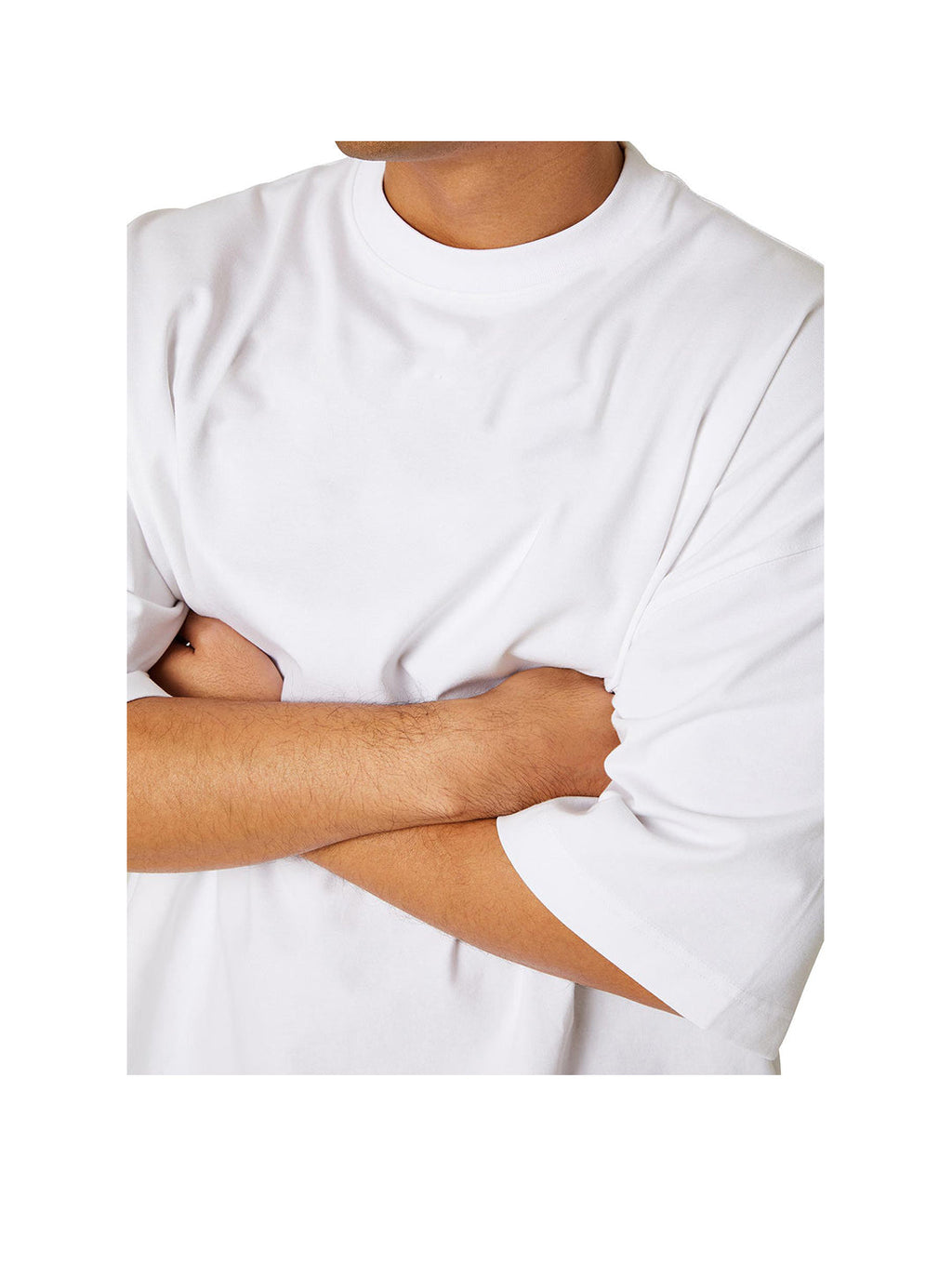 Rogers Solid Color Cotton Oversize Short-sleeved T-shirt
