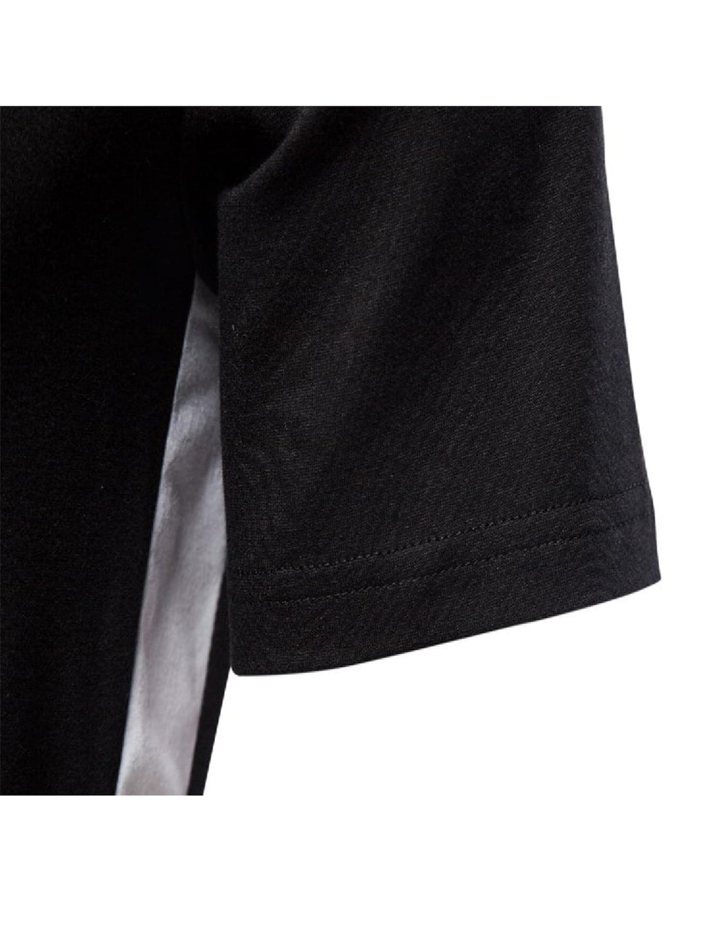 Buford Round Neck Patchwork Short-sleeved T-shirt