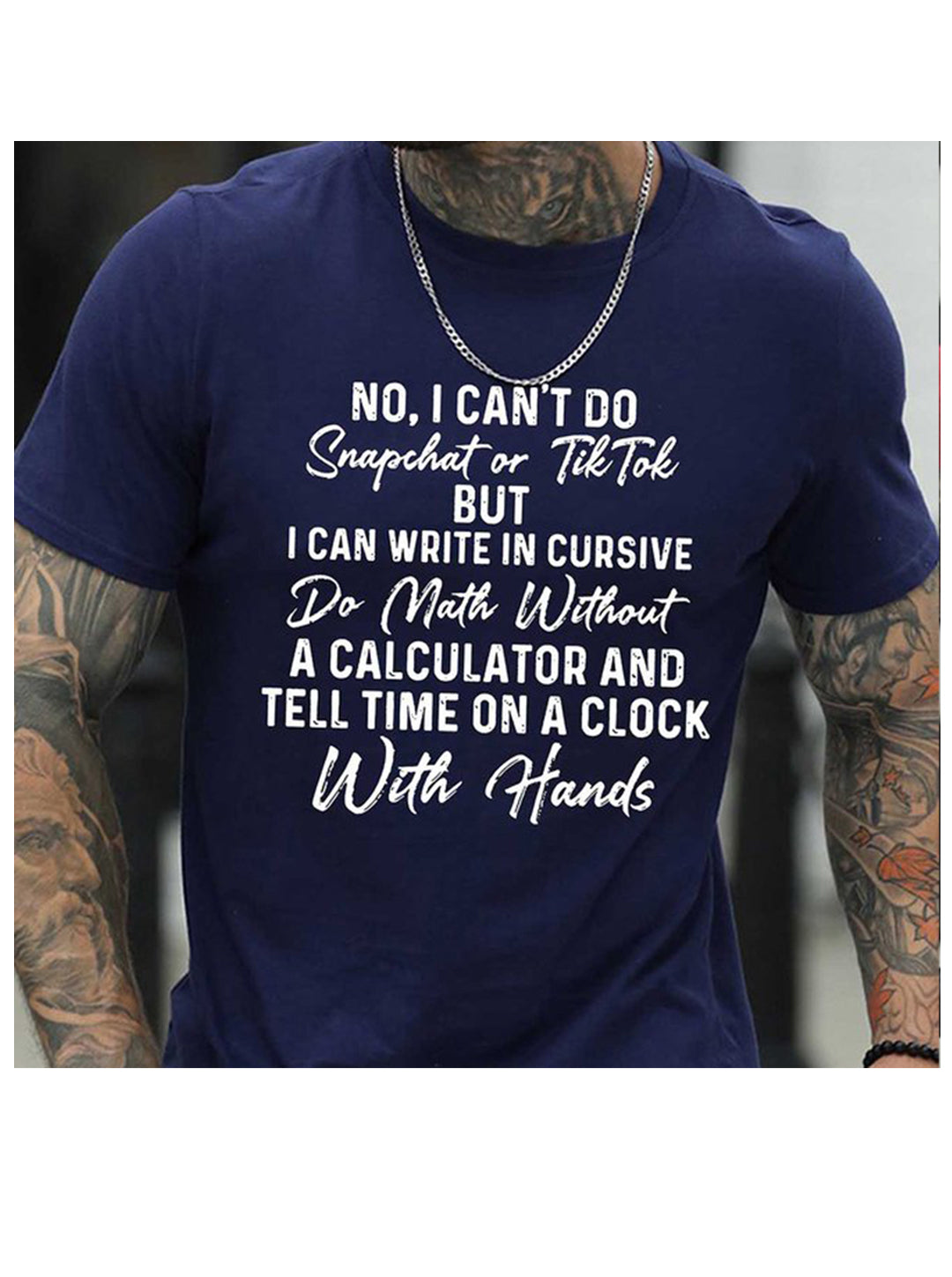 Men's Graphic Prints Letter Crew Neck Casual Short Sleeve T-shirt