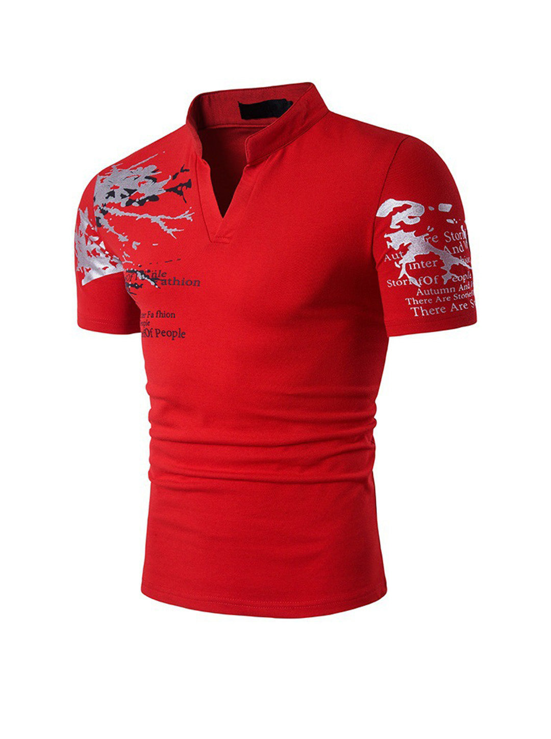 Wilbert Stand Collar T-shirt