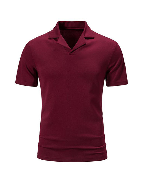 Campbell Lapel Short-sleeved T-shirt