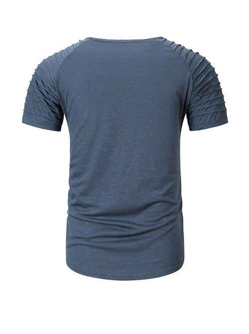 Halter Raglan Sleeves Short Sleeve T-shirt
