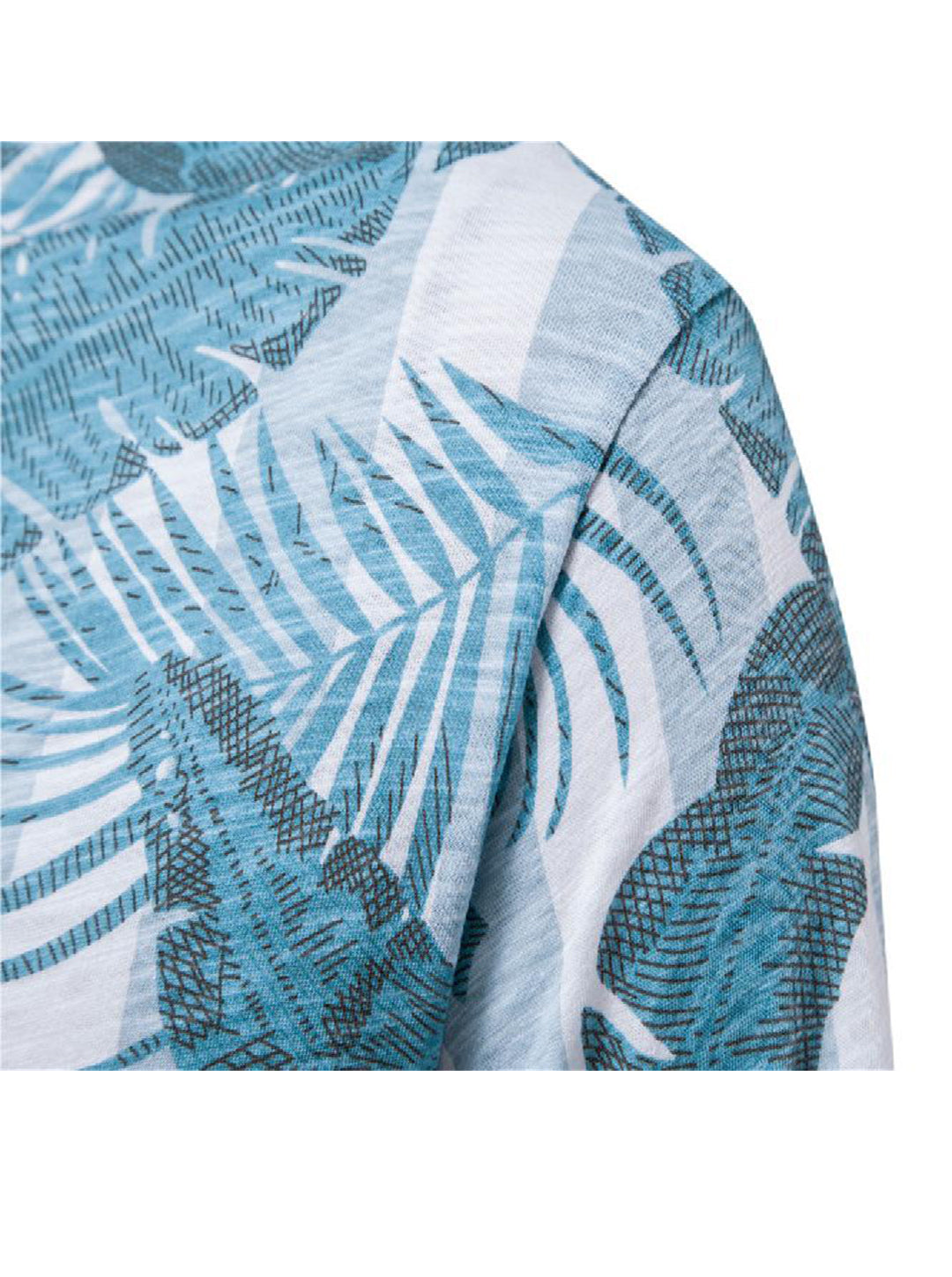Jason Hawaiian Style Printed Short-sleeved T-shirt