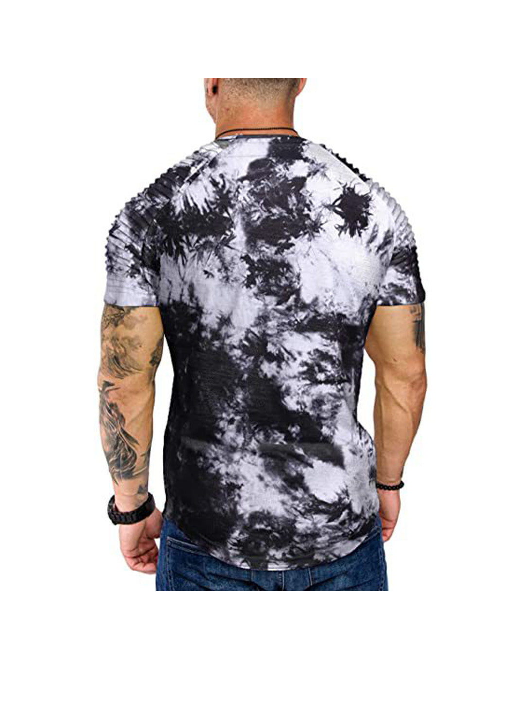 Terry Raglan Sleeves Tie Dye T-shirt