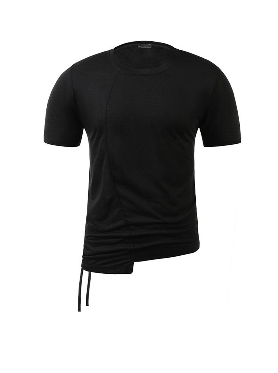 Leonard Cut Design Irregular Hem Short-sleeved T-shirt