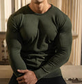 Men's Knit Solid Color Crew Neck Basic Casual Pullover Sweater