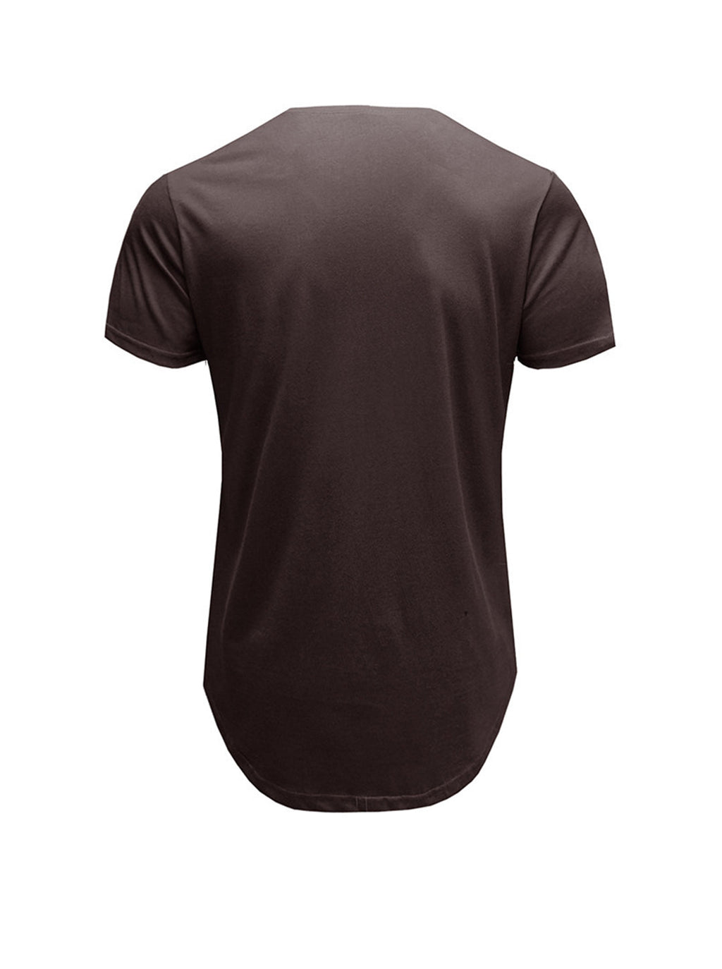 Justin Solid Color Crew Neck Casual T-shirt