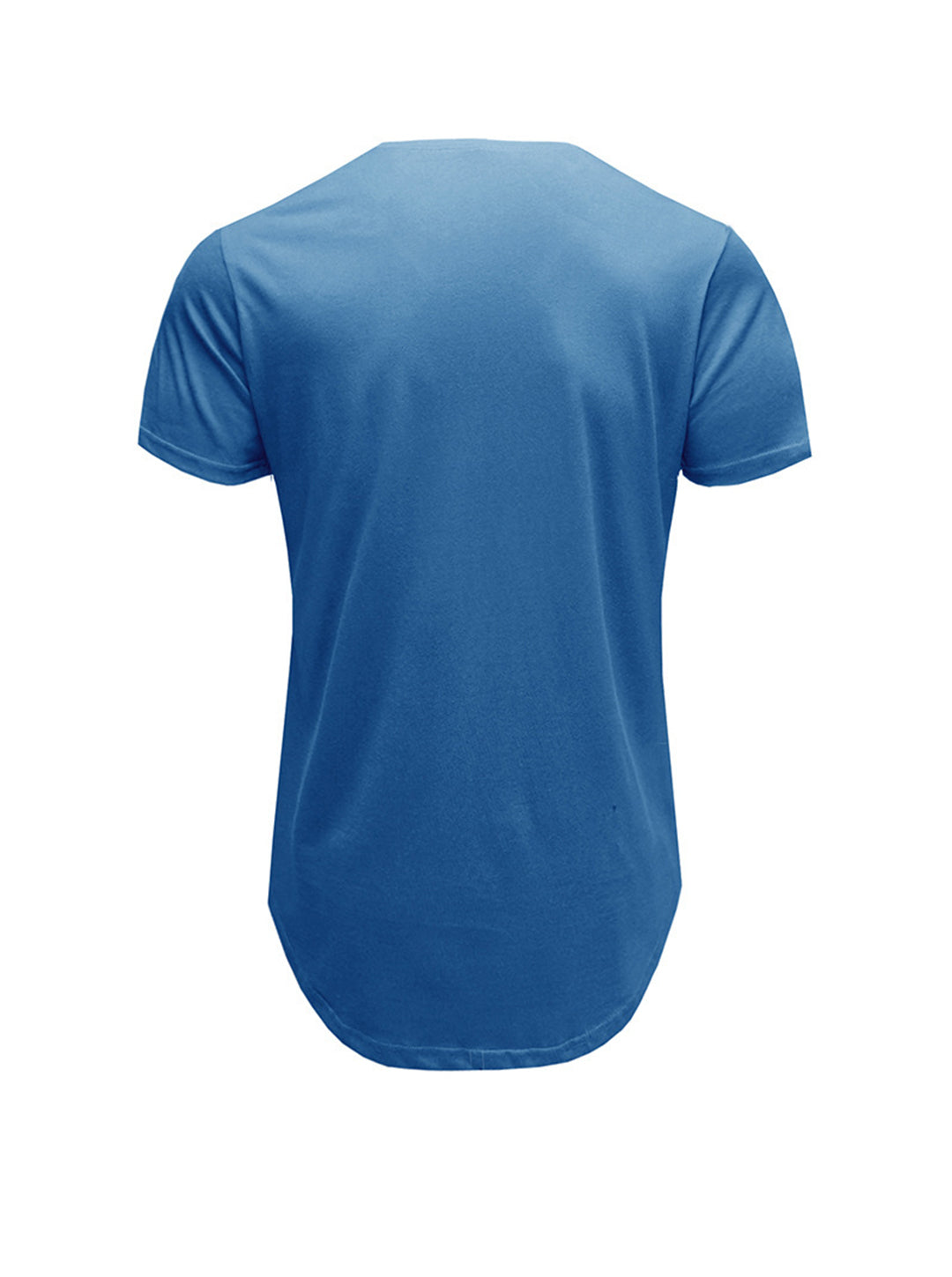 Justin Solid Color Crew Neck Casual T-shirt