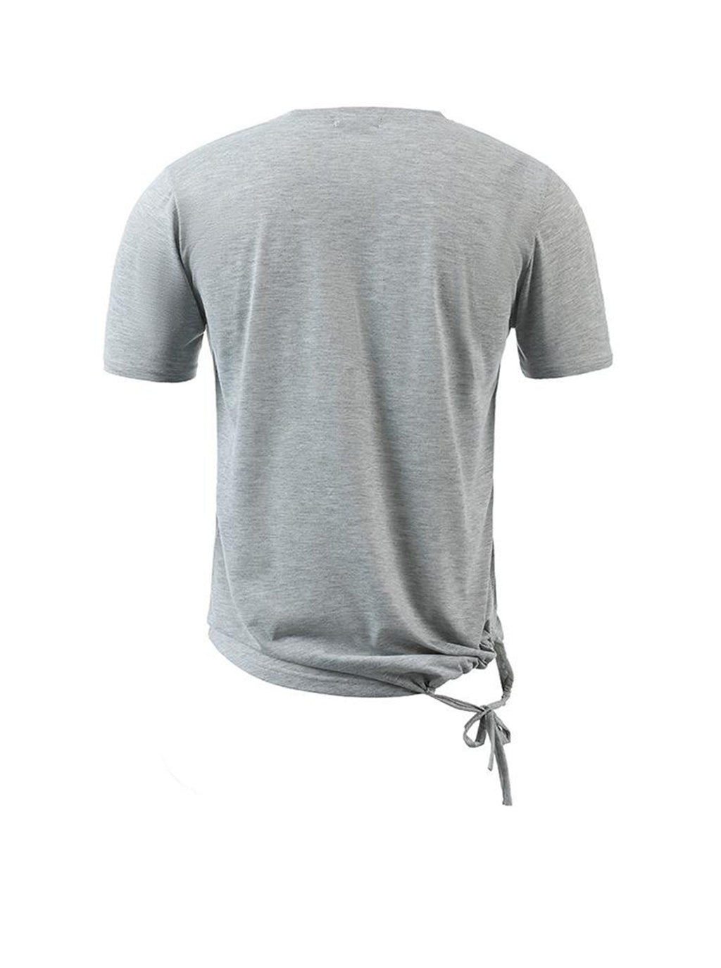 Leonard Cut Design Irregular Hem Short-sleeved T-shirt
