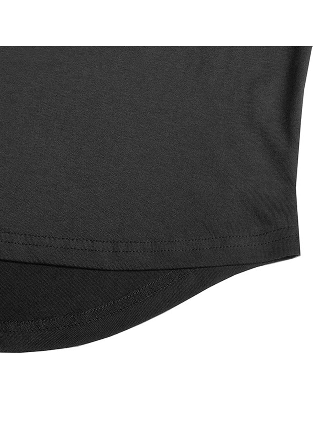 Justin Solid Color Crew Neck Casual T-shirt