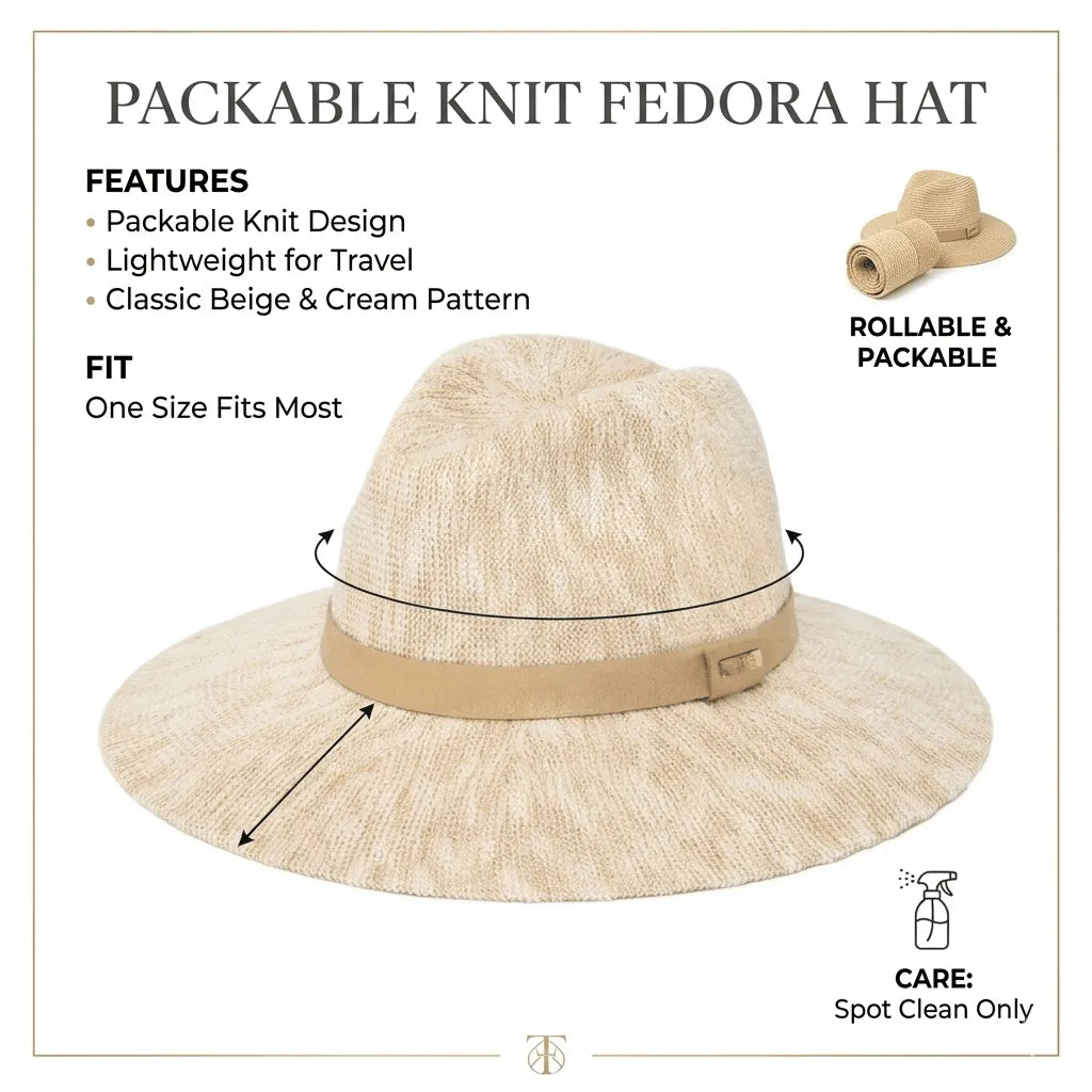 ✨👒Packable Hat—🏖️Packable design—No suitcase spac