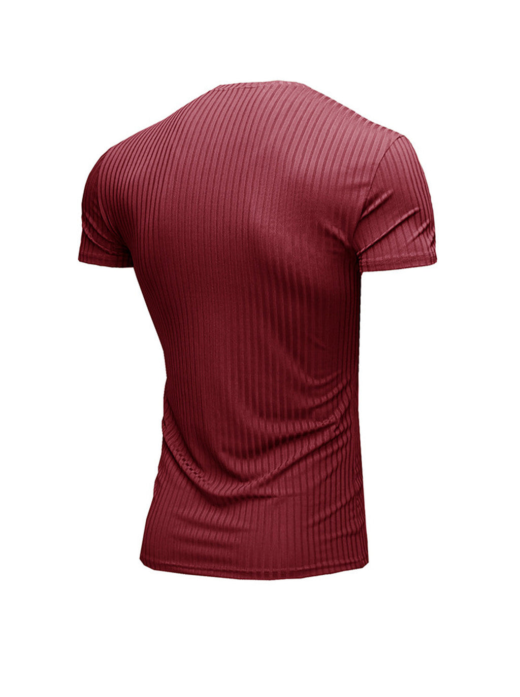 Robert Ribbed Fabric V-neck T-shirt
