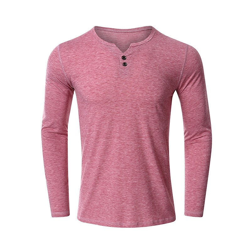 Robert Solid Color Long Sleeve T-shirt