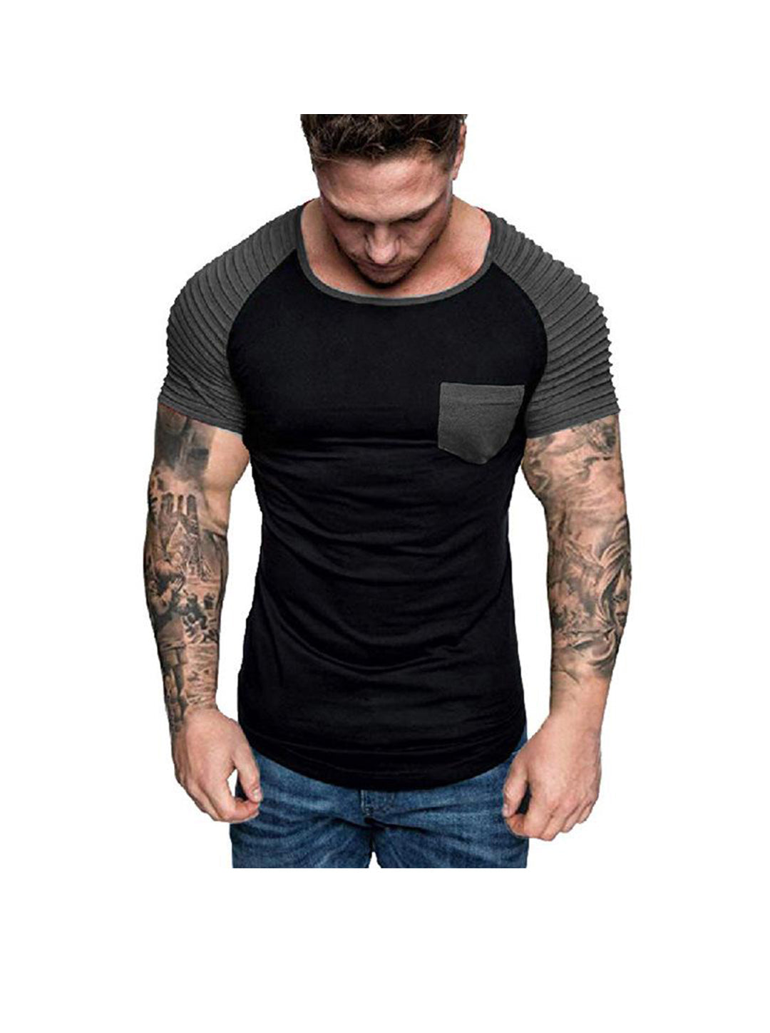 William Round Neck Raglan Sleeves T-shirt