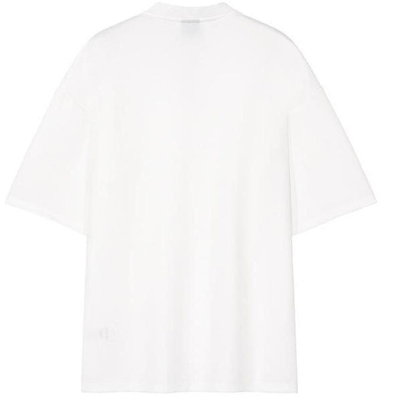Dennis Solid Color V-neck Ice Silk Cotton Short-sleeved T-shirt