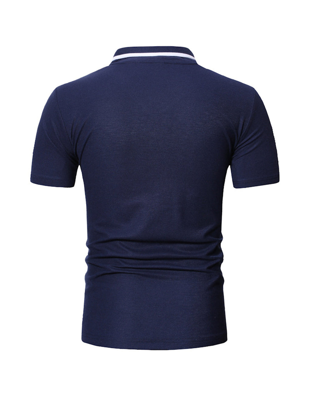 Kenney Solid Color V Neck Casual T-shirt