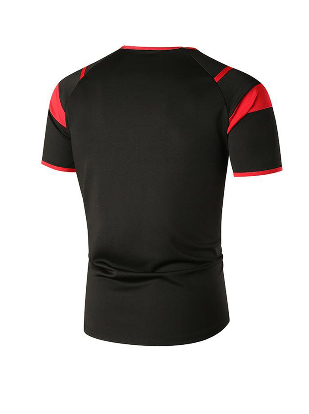 Daniel Contrast Color Round Neck Short-sleeved T-shirt