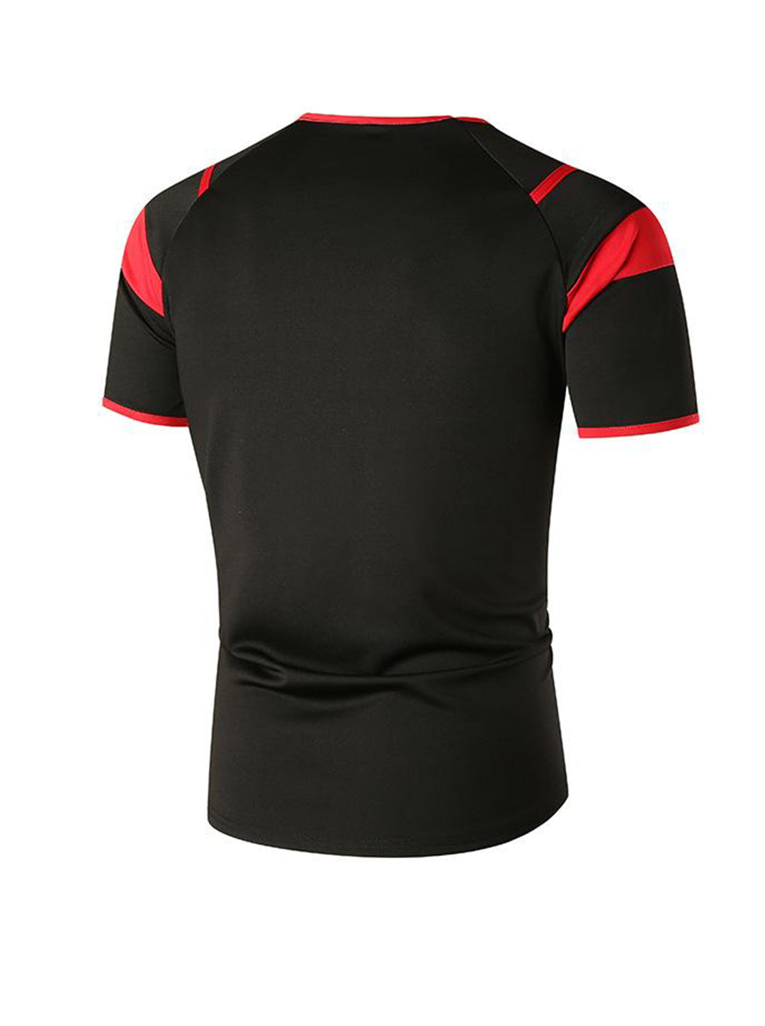 Daniel Contrast Color Round Neck Short-sleeved T-shirt