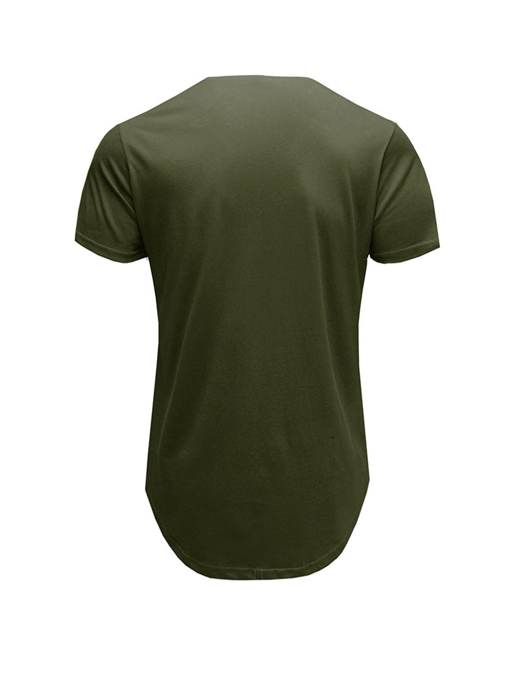 Justin Solid Color Crew Neck Casual T-shirt