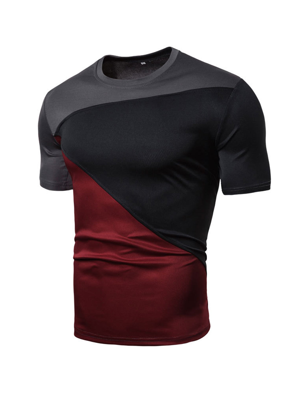 Campbell Color Block Crew Neck Short Sleeve T-shirt
